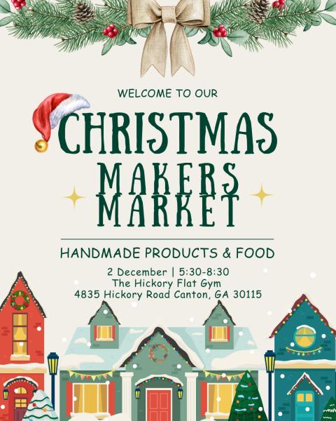 Christmas Makers' Market: Hickory Flat Gym