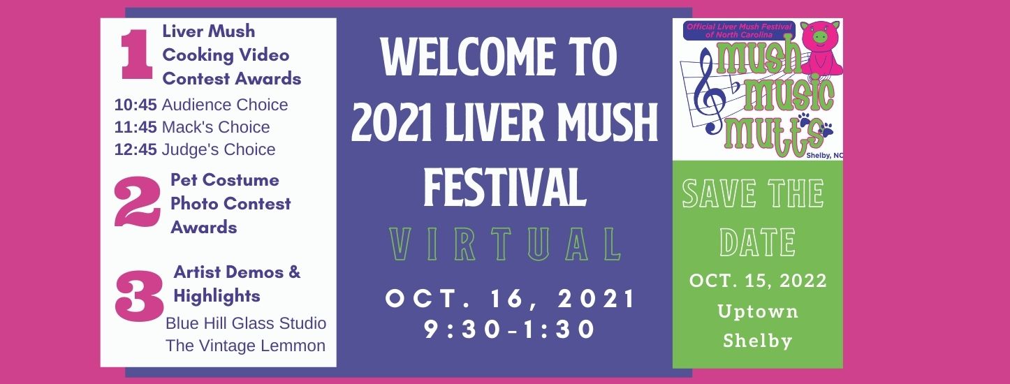 2021 ONLINE: Fall Liver Mush Festival: Mush, Music & Mutts
