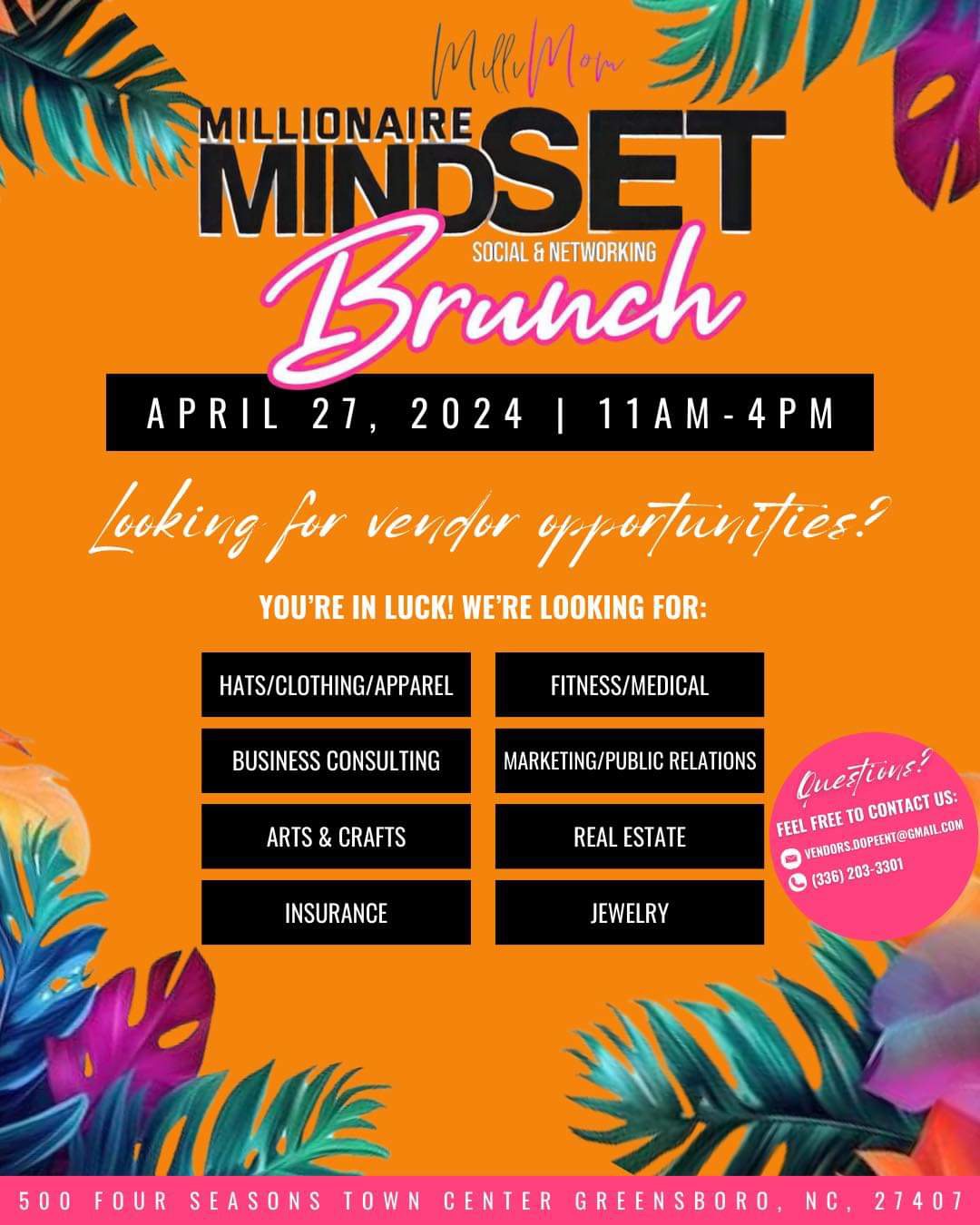 Millionaire Mindset Social & Networking Brunch