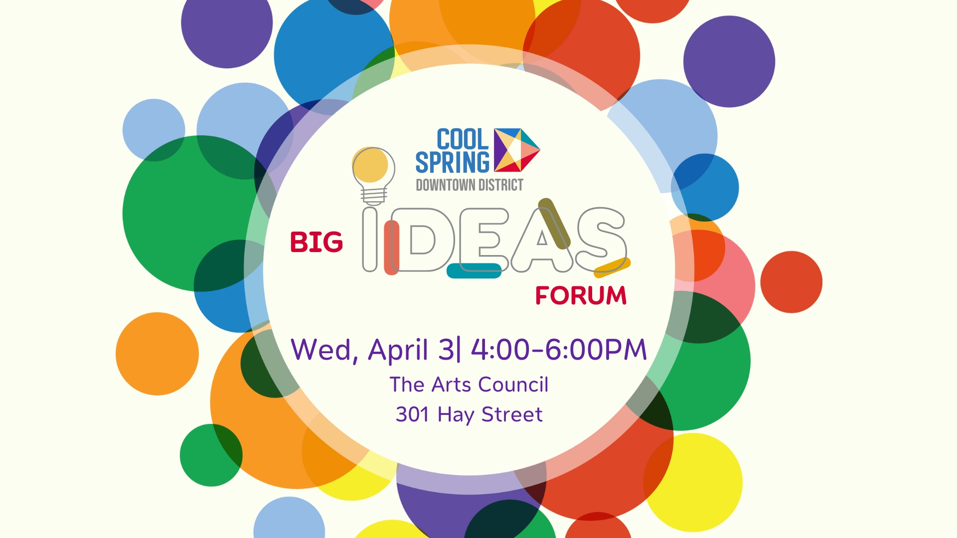 CSDD Big Ideas Forum
