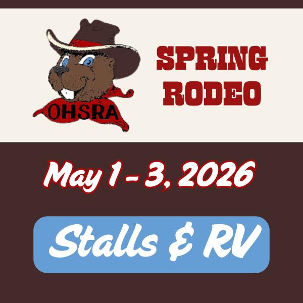 OHSRA Spring Rodeo, May 1-3