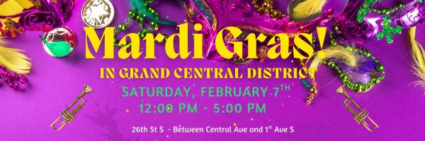 Mardi Gras in Grand Central District 2026