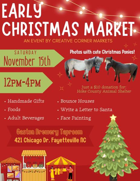 Early Christmas market
