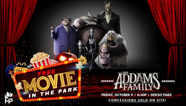 2026 Movie in the Park: "The Addams Family"