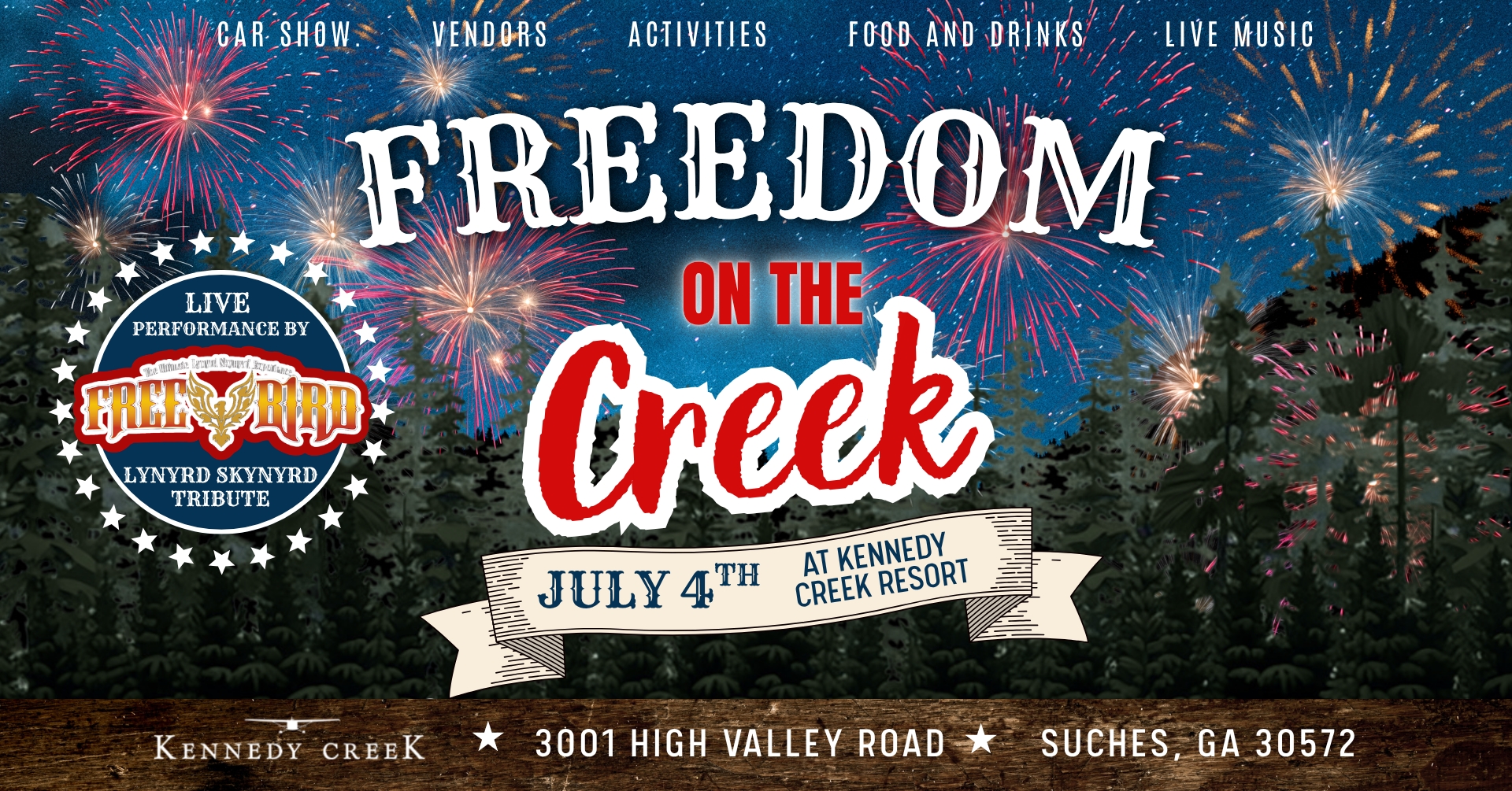 Freedom on The Creek | July 4th Festival