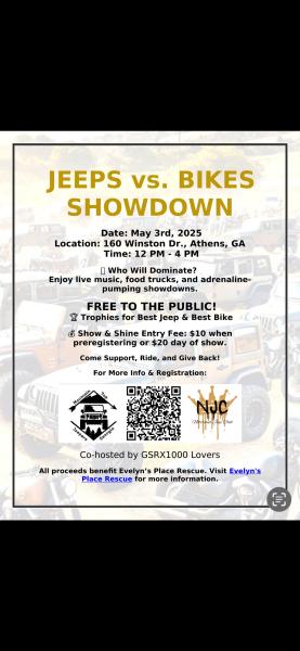 Jeeps vs Bikes