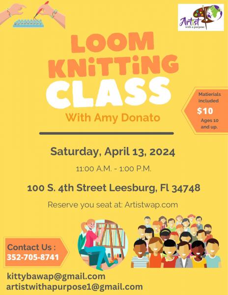 Loom Knitting class