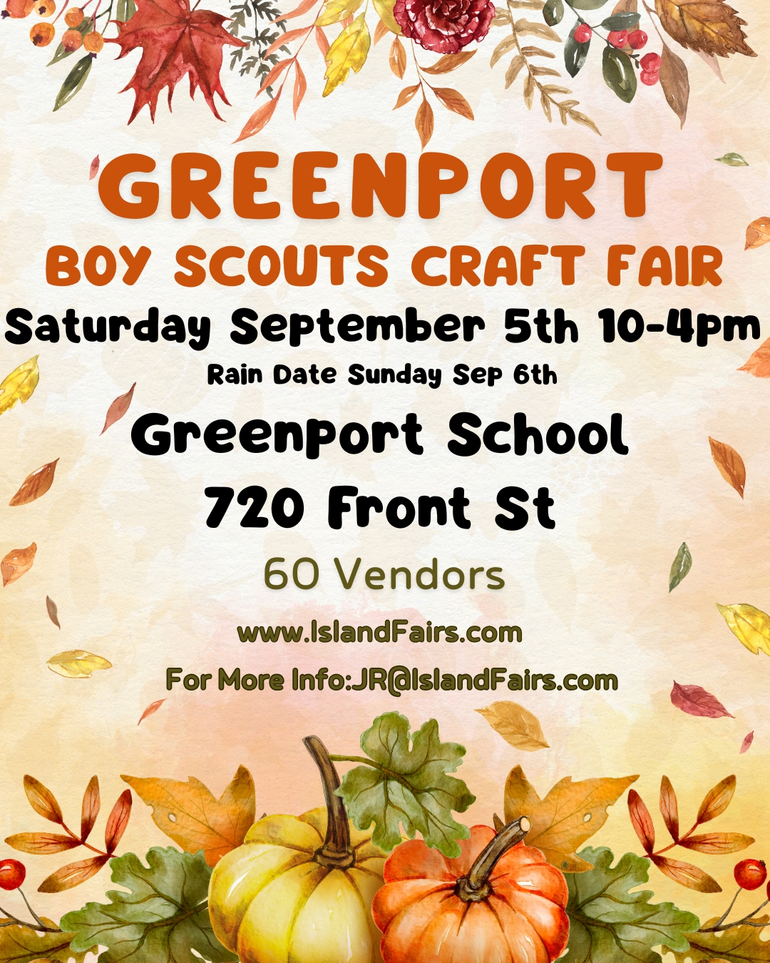 Greenport Fall Craft Fair
