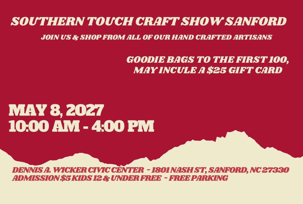Southern Touch Craft Show Sanford