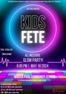 Kids Fete-Glow Party Ages 6 -12 cover picture