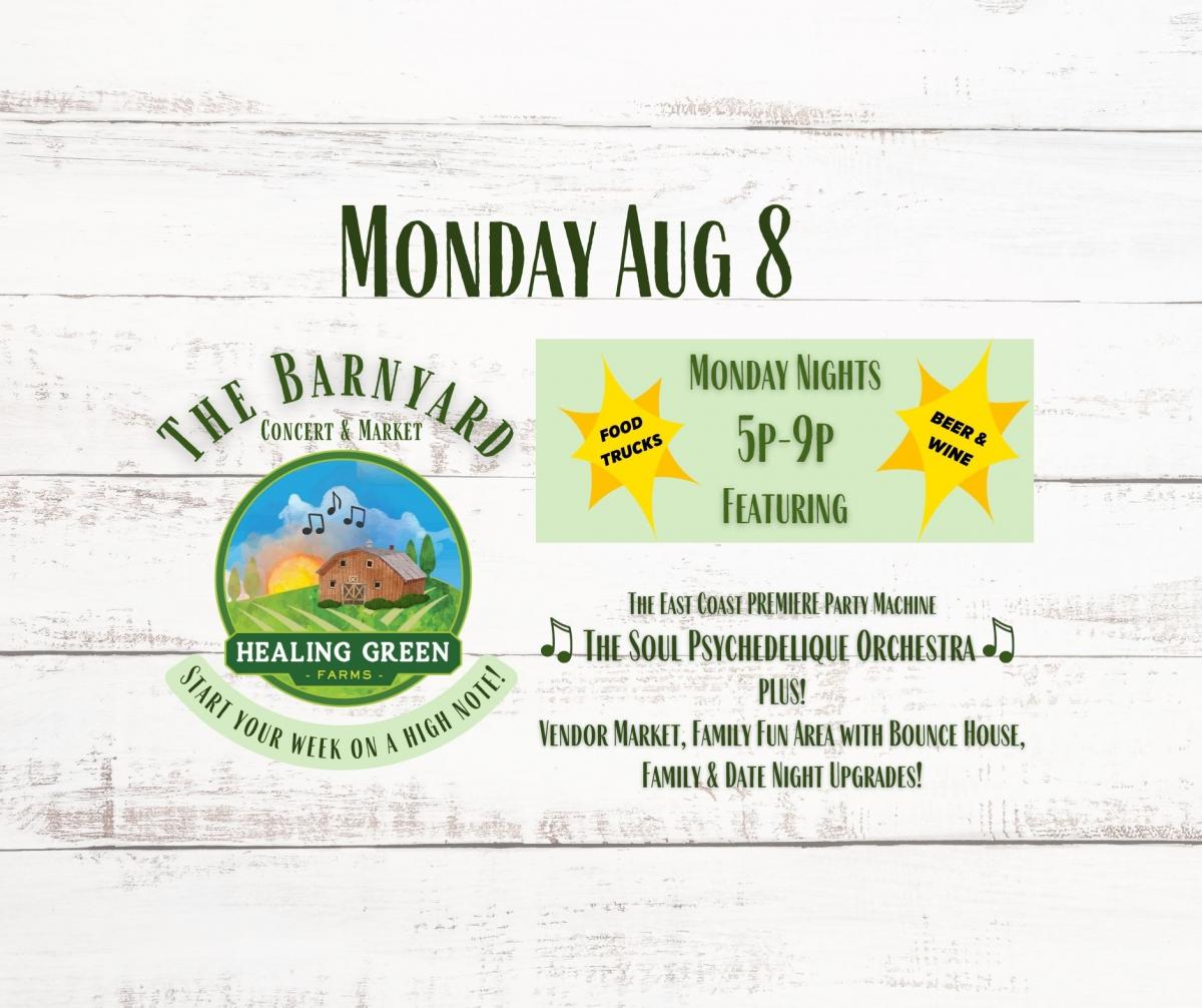 Aug 8 Barnyard Concert & Market Series cover image