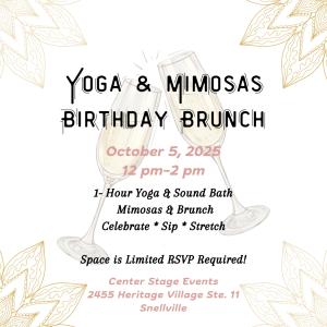 Yoga & Mimosas Birthday Brunch cover picture