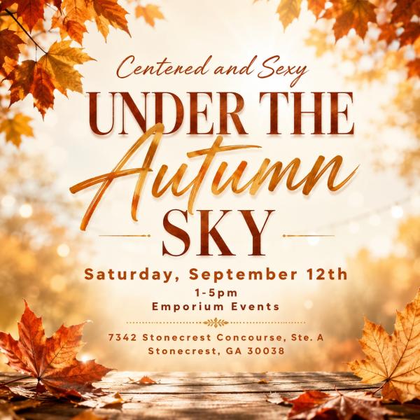Centered and Sexy Under The Autumn Sky Pop Up