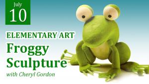 Elementary Art: Froggy Sculptures cover picture