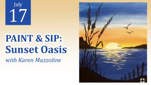 PAINT & SIP: Sunset Oasis cover picture