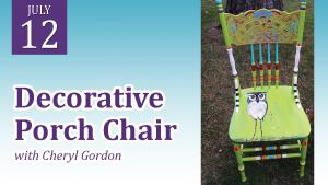 Decorative Porch Chair cover picture