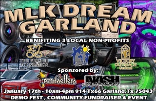 MLK  DREAM GARLAND  AUDIO SHOW - COMMUNITY EVENT &  FUNDRAISER
