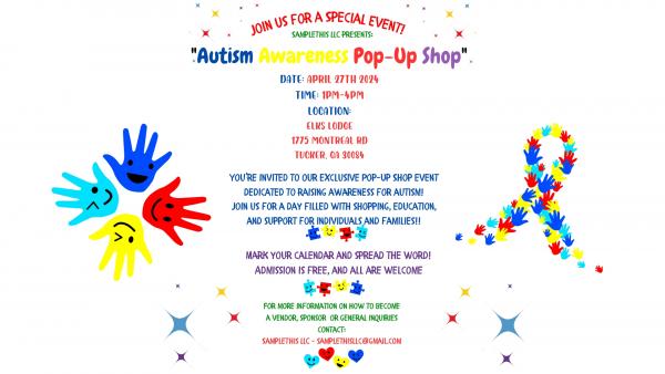 Autism Awareness Pop-Up Shop