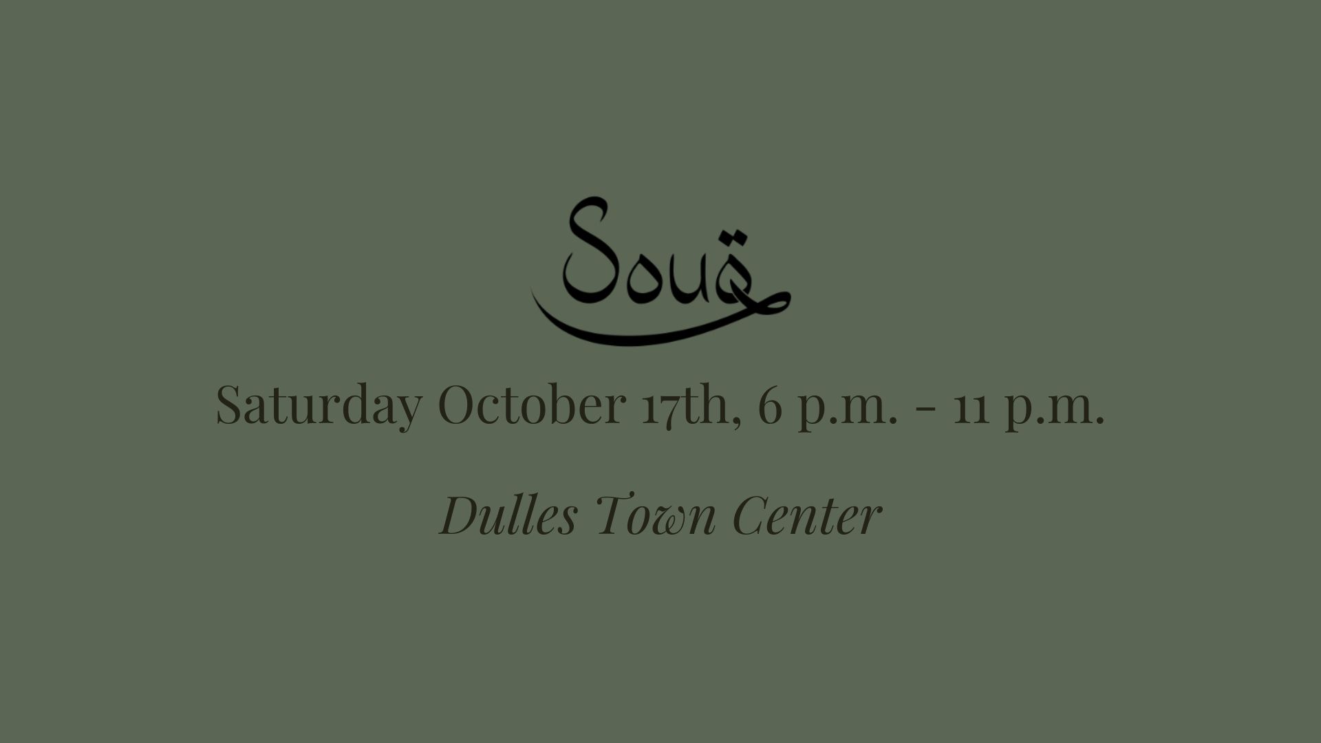 SOUQ Social - Dulles Town Center - 10.17.2026