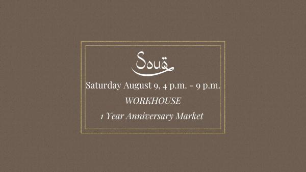 SOUQ Social 1 Year Anniversary Market  - Workhouse Arts Center - 08.09.2025