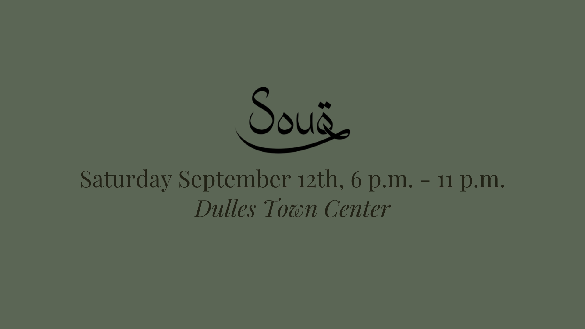 SOUQ Social - Dulles Town Center - 09.12.2026