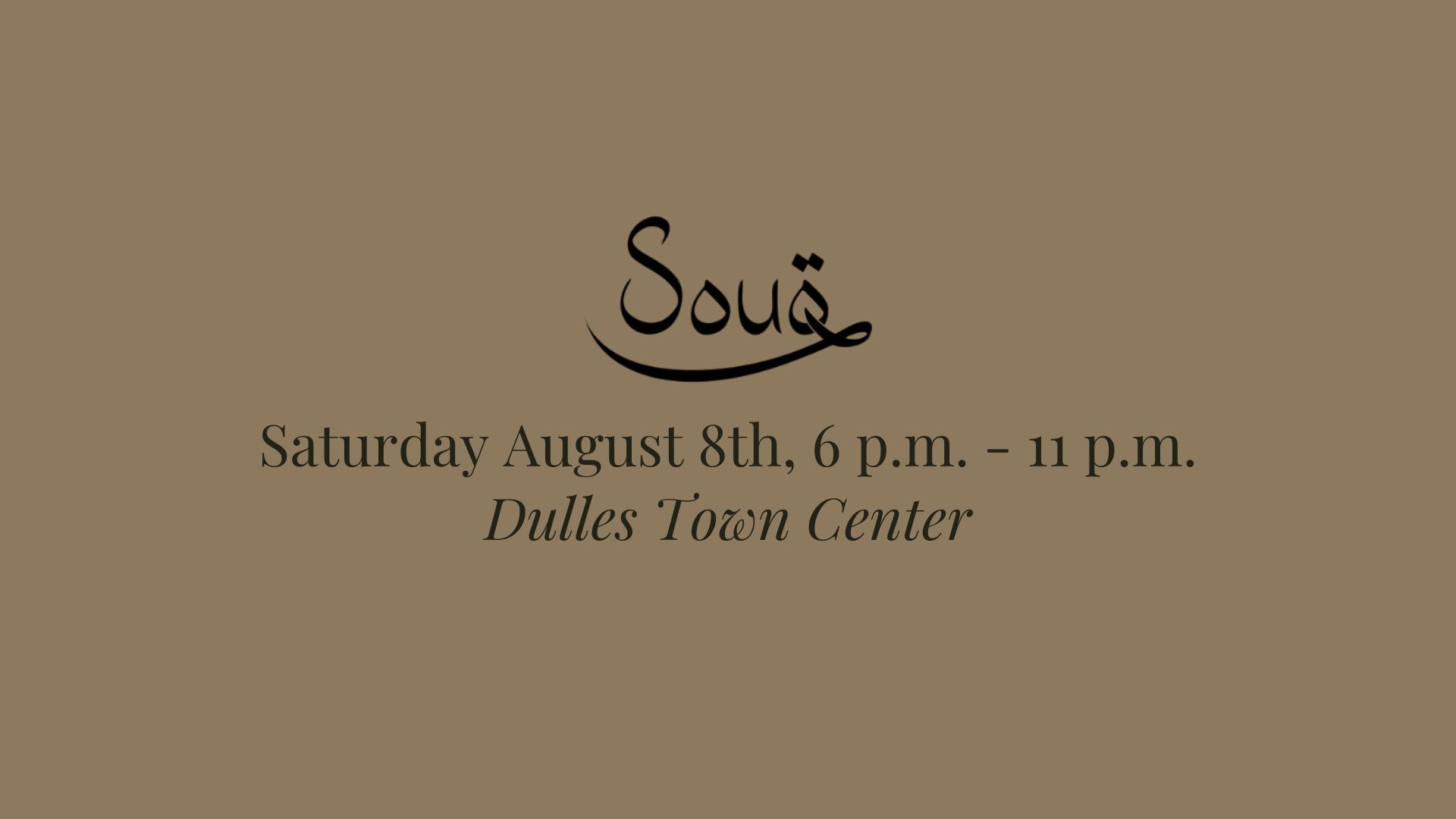 SOUQ Social - Dulles Town Center - 08.08.2026
