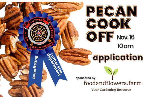 Pecan Cook Off sponsored by foodandflowers.farm Pecan Cook Off sponsored by foodandflowers.farm
