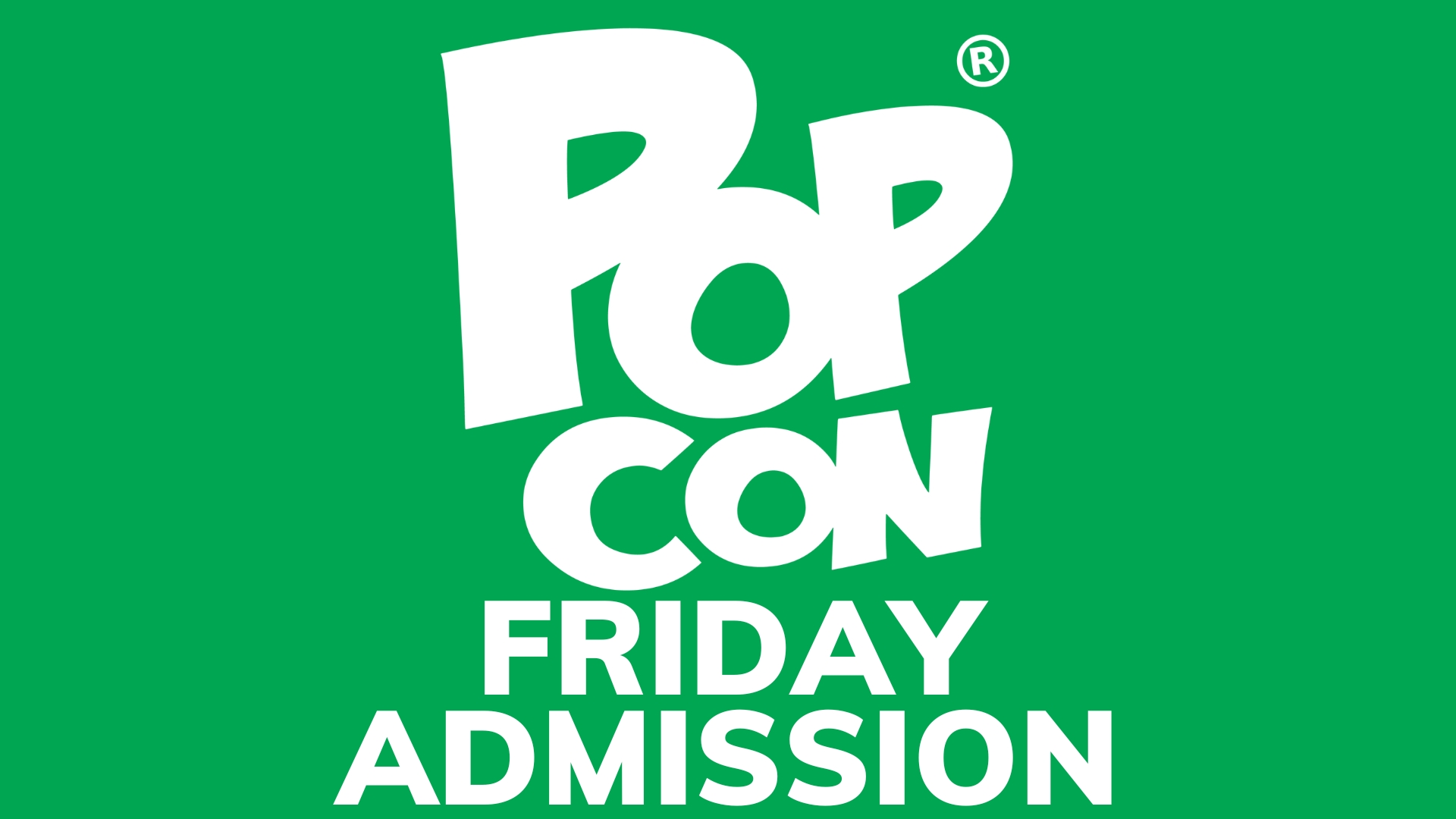 Friday Admission (use discount code POPCON20) cover picture