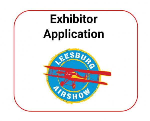 Exhibitor Application - 2024 Leesburg Airshow Exhibitor Application - 2024 Leesburg Airshow