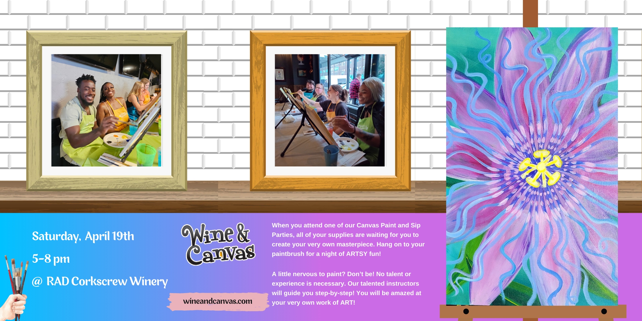 Estero Paint & Sip – Passion Flower