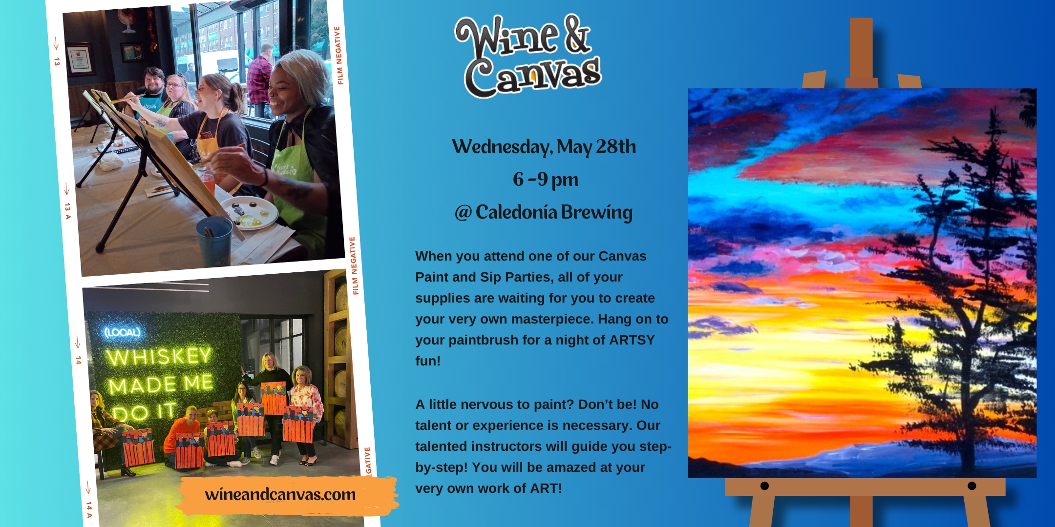 Dunedin Sip n Paint – Beautiful Sunset