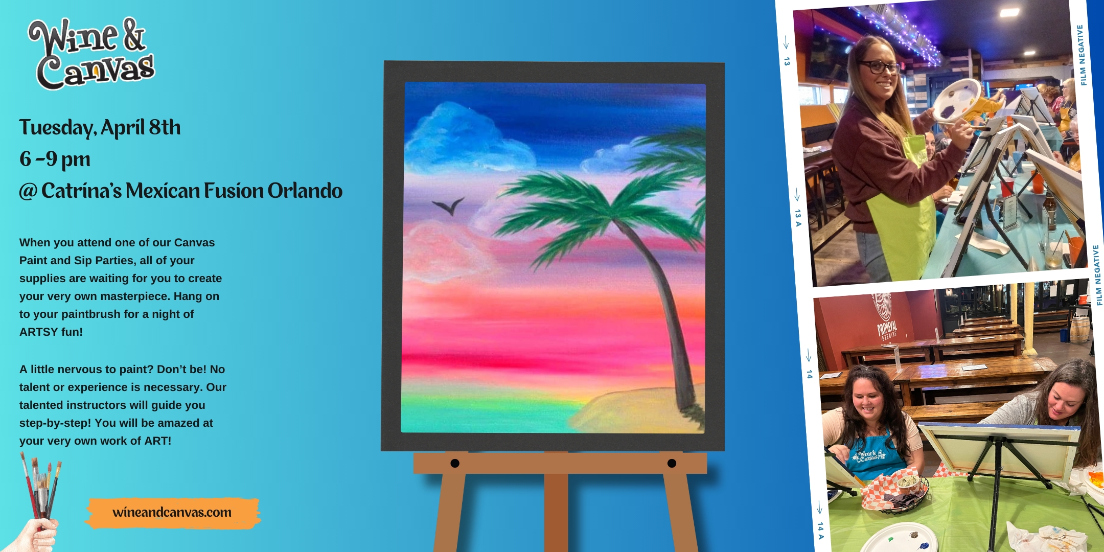 Orlando Sip n Paint – Dreaming of Paradise