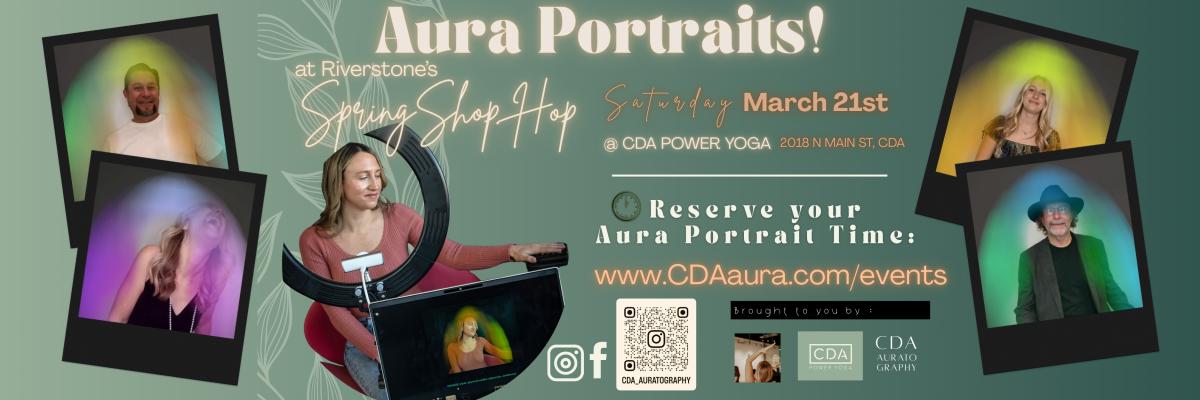 Aura Photos  @ CDA Power Yoga - Riverstone's Shop Hop