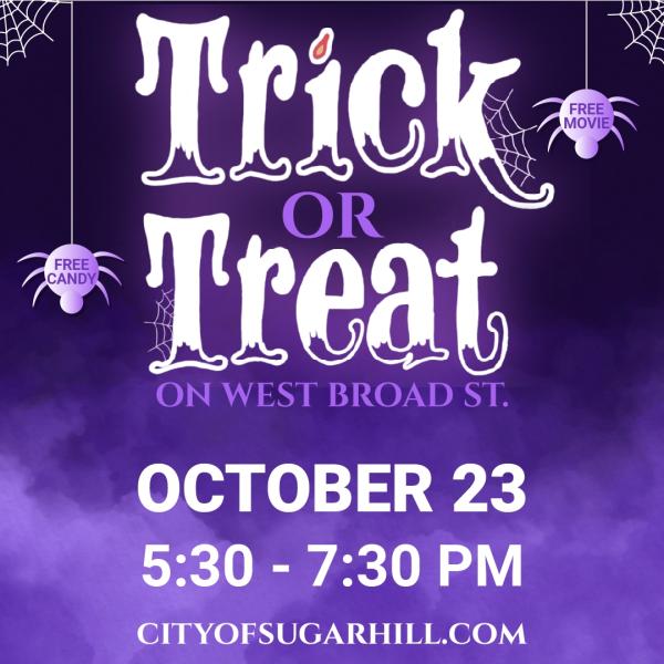 Trick or Treat on West Broad Street 2026
