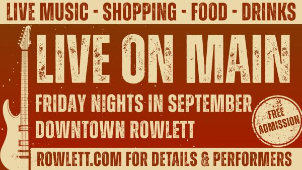 Live on Main - Fall Edition