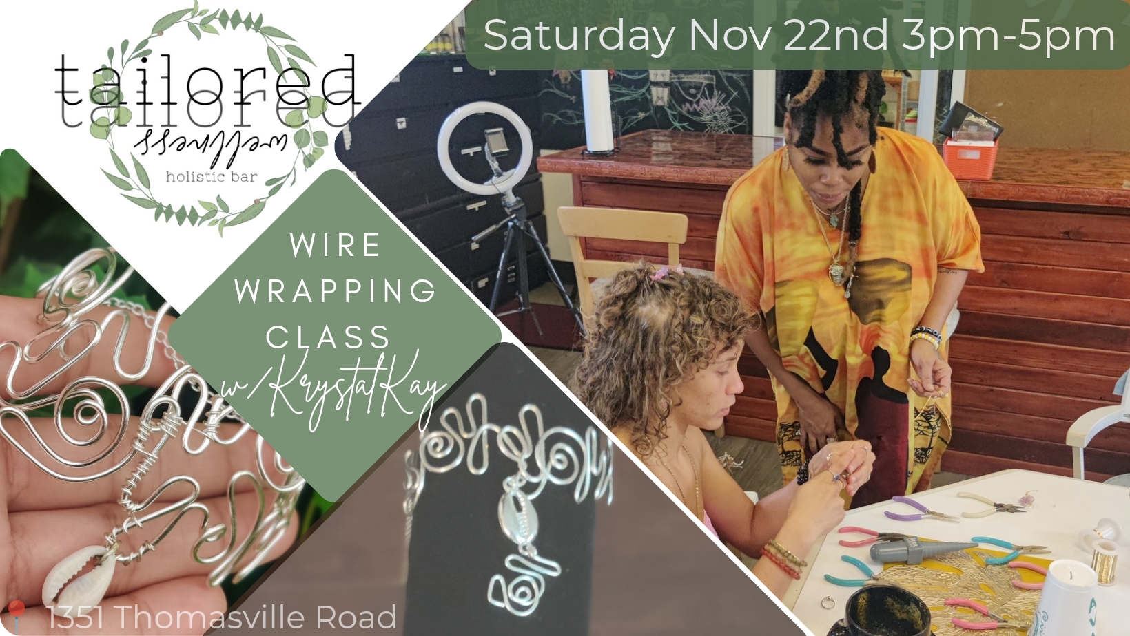 Wire Wrapping Class w/ KrystalKay - April 2026 - Copy