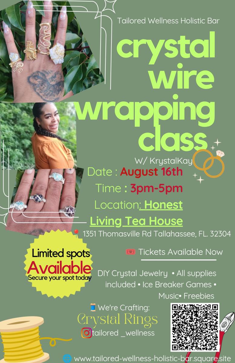 Wire wrapping classes w/ Krystal Kay cover picture