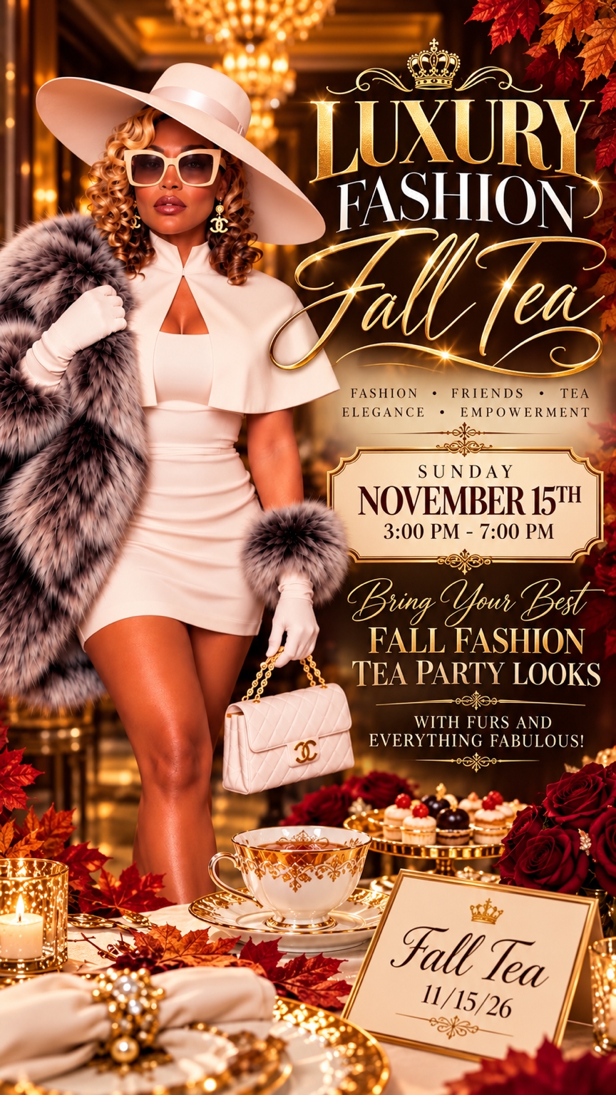 The Luxury Fashion Fall Tea