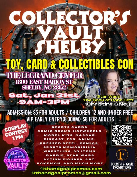 Collectors Vault Shelby Toy and Collectibles CON (Toy Show) (Comiccon)