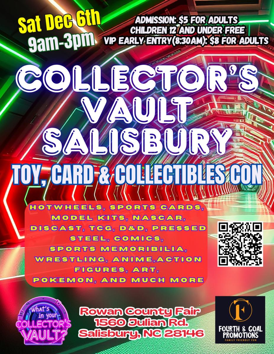 Collector's Vault Salisbury Toy, Card and Collectibles Con (Toy Show) (Comiccon)