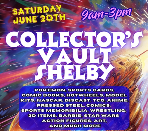 Collectors Vault Shelby Toy, Card, and Collectibles CON