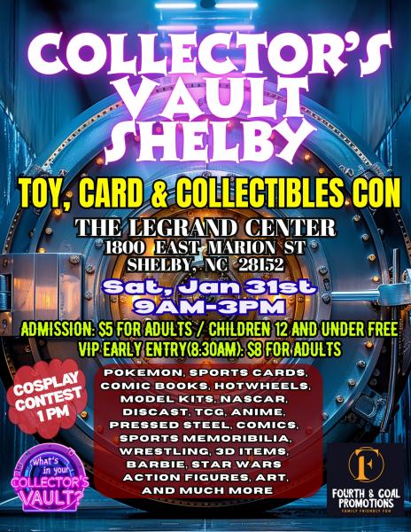 Collectors Vault Shelby Toy and Collectibles CON (Toy Show) (Comiccon)
