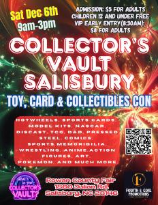 Collector's Vault Saturday Pass 10/6 cover picture