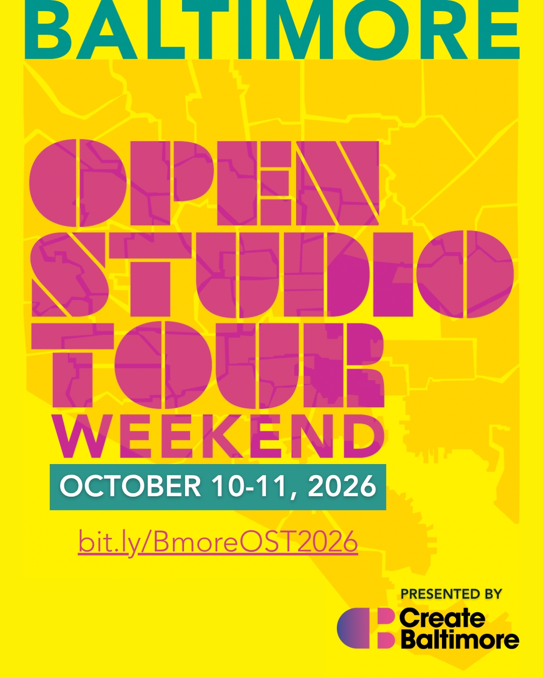 Baltimore Open Studio Tour (OST) Weekend 2026