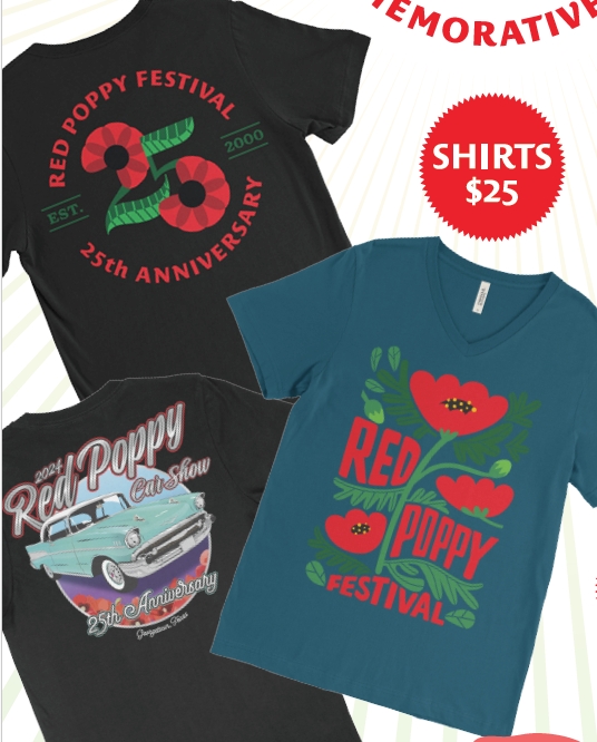 2025 Red Poppy Festival Volunteers (T-Shirt Booth)