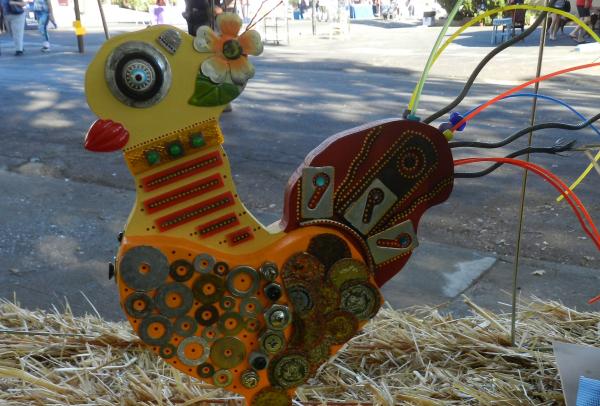 GREAT Chicken Contest - Wooden Chicken Decorating GREAT Chicken Contest - Wooden Chicken Decorating