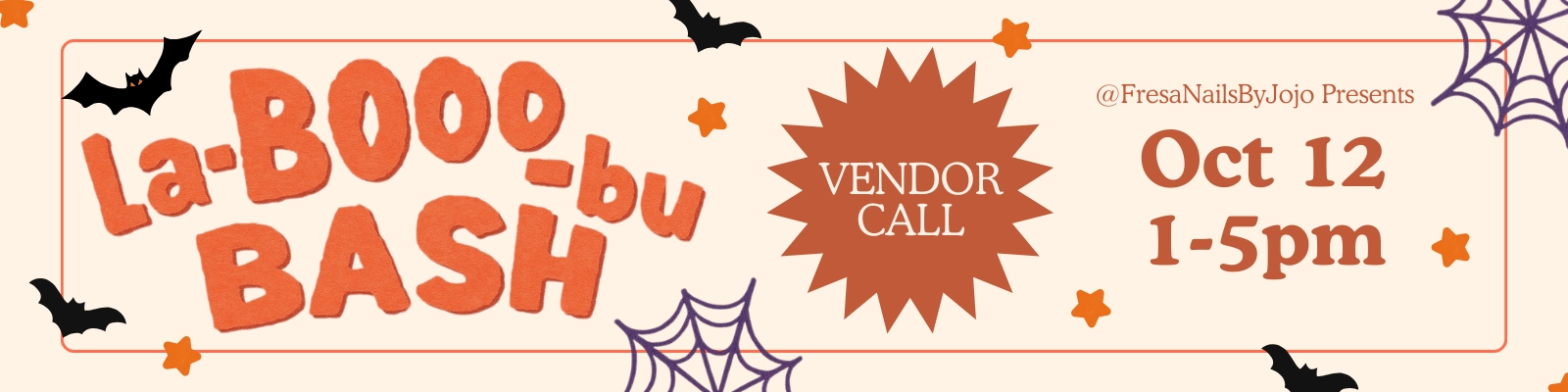 Vendor Application - La-Boo-Bu Bash