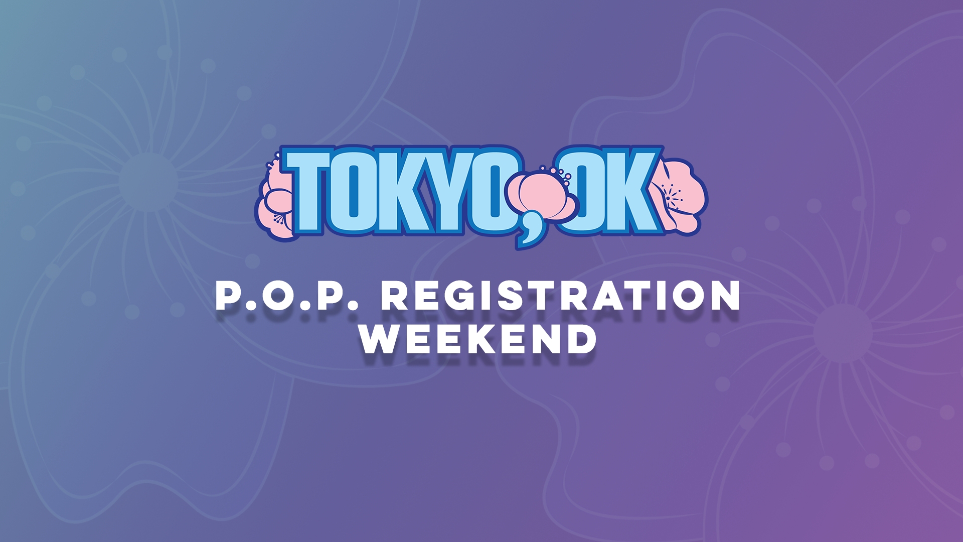 P.O.P. Registration - Weekend cover picture