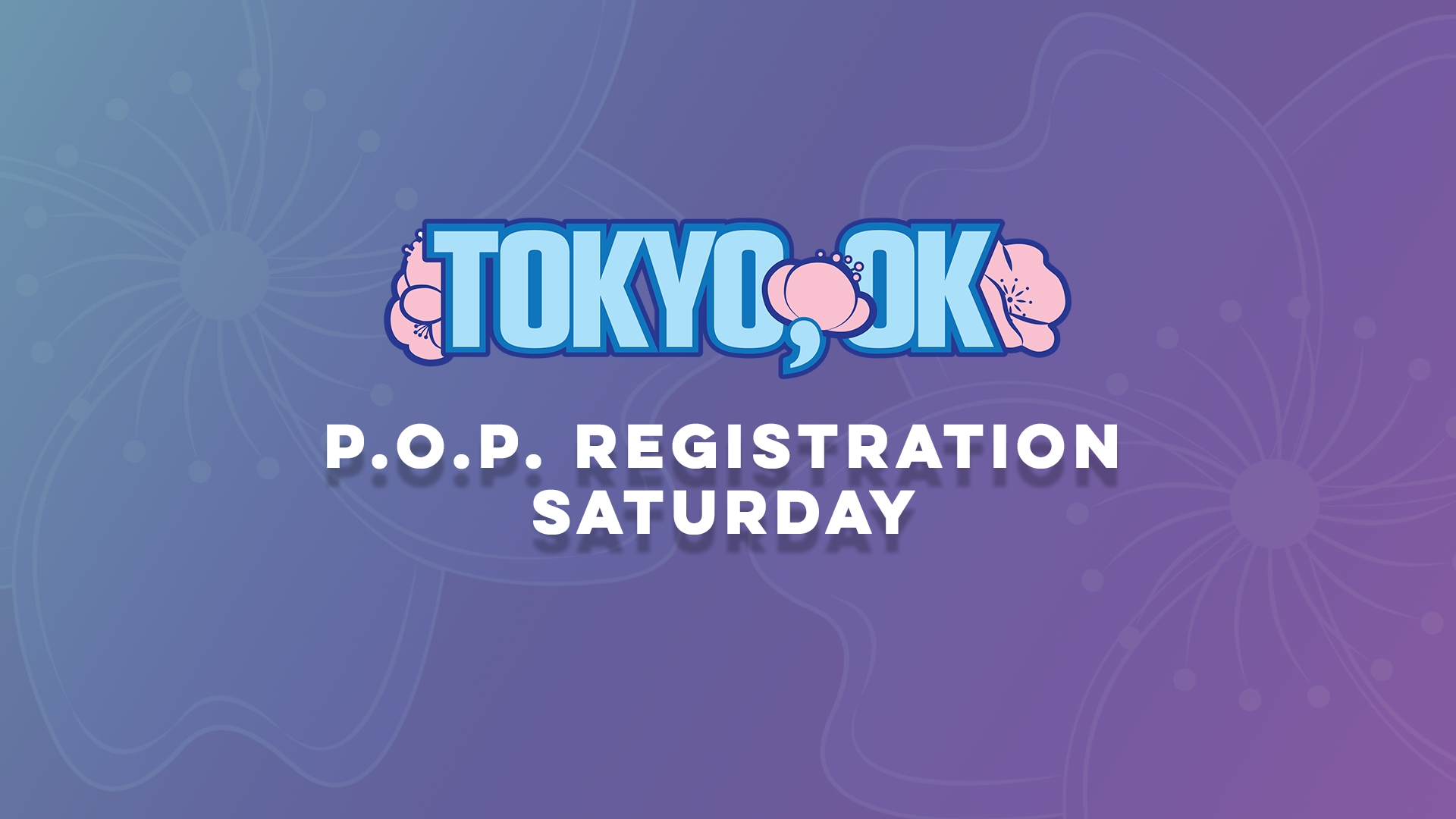 P.O.P. Registration - Saturday cover picture