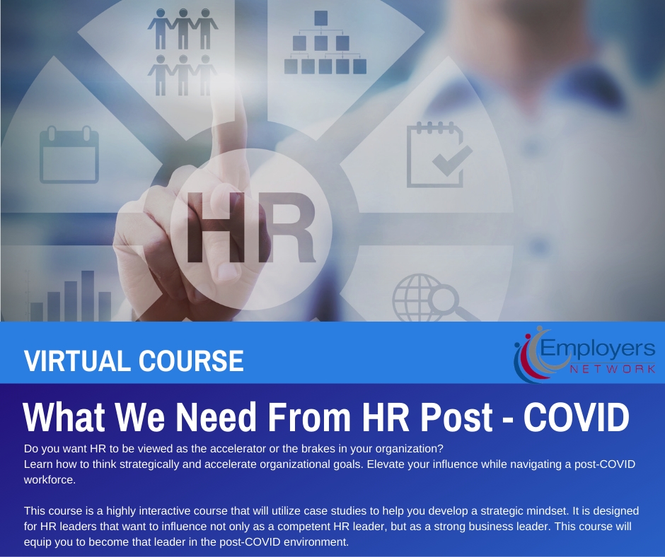 What We Need From HR Post - COVID